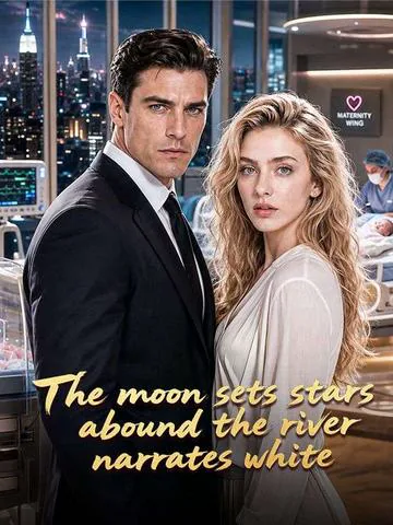 The Moon Sets Stars abound the River Narrates White cover